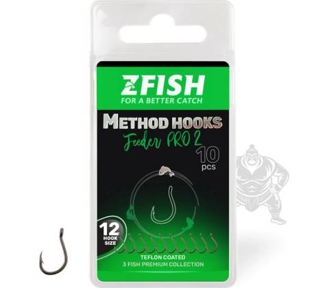 ZFISH Háčky Method Feeder PRO 2 Ve. 12