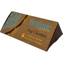 Song of India Vonné kužely Organic Tekoucí dým Nag Champa 12 ks