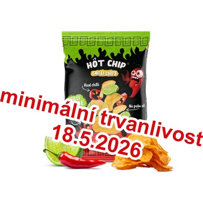 Hot chio POTATO CHIPS CHILLI AND LIME 80 g