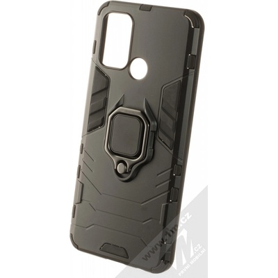 1Mcz Armor Ring odolné ochranné s držákem na prst Realme 7i, Realme Narzo 30A černé – Zboží Živě