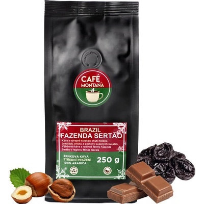 Café Montaña Brazil Fazenda Sertão mletá káva Moka konvička 0,5 kg
