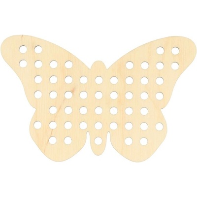 Natana šablóna na vyšívanie motýľ 7x10cm