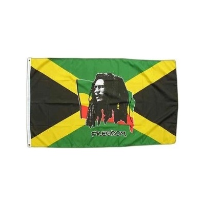Vlajka veľká 150x90cm - Bob Marley