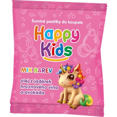 Happy Kids šumivé pastilky do kúpeľa 40 g