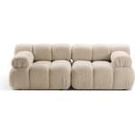 Micadoni Бежов модулен диван от букле 188 cm Bellis - Micadoni Home (MIC_2S_213_F1_BELLIS1)