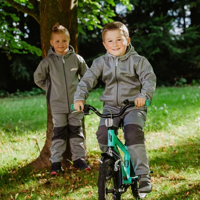 Esito Dětské softshellové kalhoty DUO šedá