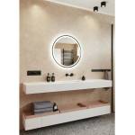 Dubiel Vitrum Holiday LED огледало с подсветка черно 70x70 см (5905241012995)