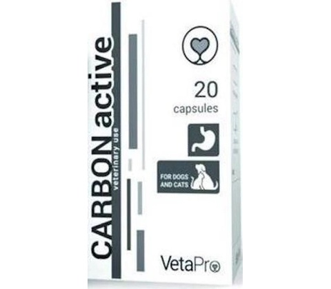 VetaPro CarbonActive 20 kapsúl