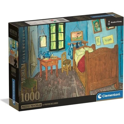 Clementoni Múzejná zbierka Gogh Spálňa v Arles 1000 dielov