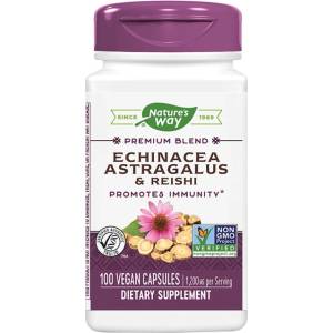 Nature's Way Echinacea & Astragalus & Reishi 400 mg [100 капсули]