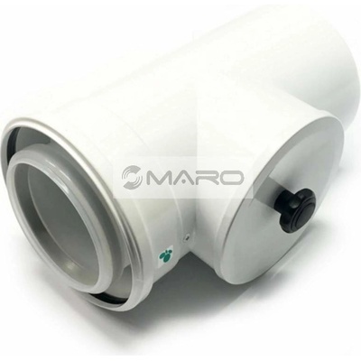 Brilon Serio Trubka spalinová koaxiální s revizním otvorem, PE/kov 110/160 x 254 mm 52103102