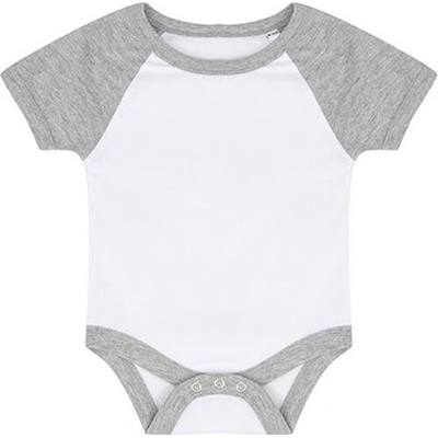 Larkwood Kojenecké body s krátkým rukávem LW White