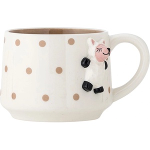 Bloomingville Mini Бяла керамична детска чаша за какао 370 ml Dolly - Bloomingville Mini (82061695)