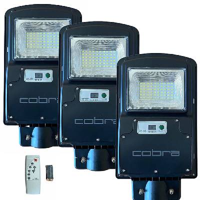 3бр. УЛИЧНА СОЛАРНА ЛАМПА jmk cobra 125w (18967)