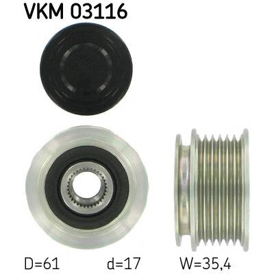 SKF Předstihová spojka VKM03116