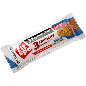 FIT SPO Power | 3 Choco Crunchy Bar - 31% Protein [50 грама] Троен Шоколад