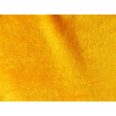 Umela kožušina, plyš, žltý, 9 mm metráž: min. 0,2 bm