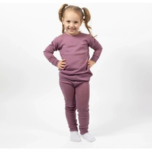 SAFA detský set zo 100% merino vlny orchideová farba