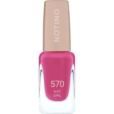 Notino Gel Effect Nail Polish lak na nehty s gelovým efektem 570 Hot Girl 10 ml