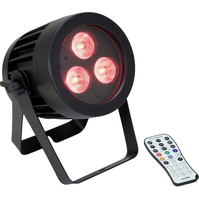 Eurolite LED IP PAR 3x8W QCL Spot DMX LED efektový reflektor Počet LED: 3 8 W čierna