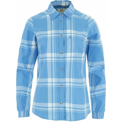 Fjällräven Övik Lite flanelová košile W Ultramarine-chalk white