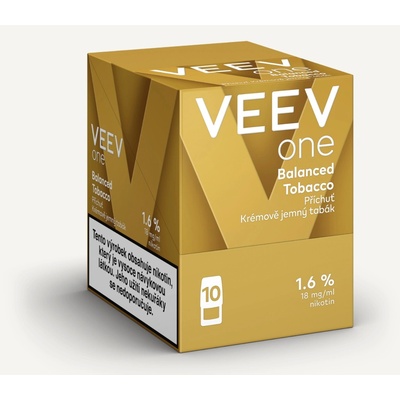 VEEV ONE náplň Balanced Tobacco 18 mg 10ks