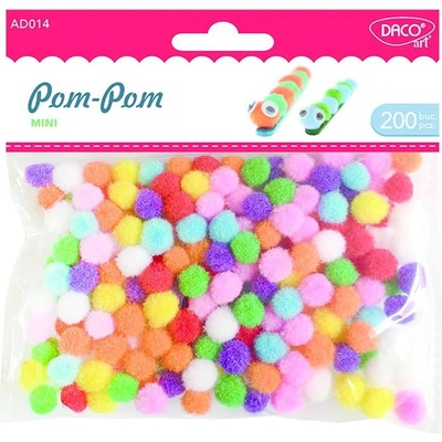 DACOart Bambulky MINI barevný mix - cca 10 mm - 200 ks – Zboží Dáma