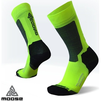 Moose TELEMARK Merino Fluo Žlutá