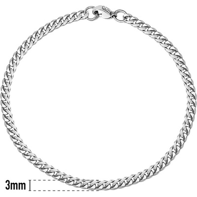 Daniel Dawson pánský ocelový náramek Daniel chirurgická ocel NR1147/21 stříbrná