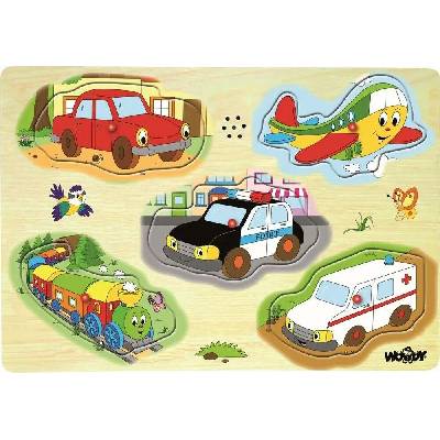 Woody Hudební puzzle vozidla