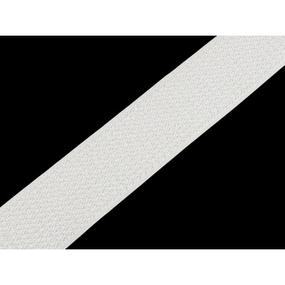 Suchý zip háček a plyš na jedné stuze šíře 38 mm Varianta: 1 bílá, Balení: 1 m