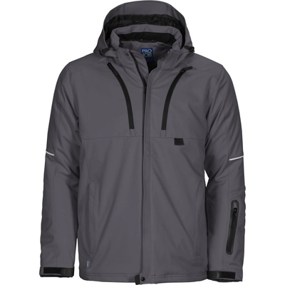 ProJob 3407 padded jacket/ Мъжко изолирано работно софтшел яке - сиво xl (64340707604)