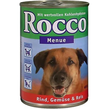 Rocco Menue - Beef, Vegetables & Rice 6x400 g