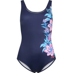 Zoggs Wild Rose Scoopback Womens - Blue