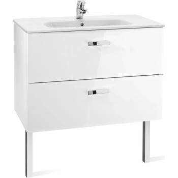 Roca Конзолен шкаф за баня a855852806, с умивалник и крака, 80.5х46х56.5см (a855852806)