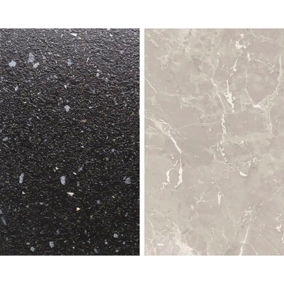 Polyform obkladová doska obojstranná myriade black/mramor italia 10x640x4100 mm