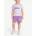 PUMA Minicats Tee And Shorts Set Purple
