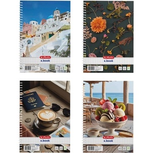 Herlitz Mix A5 80 листа карирана тетрадка със спирала 400201498 (400201498)