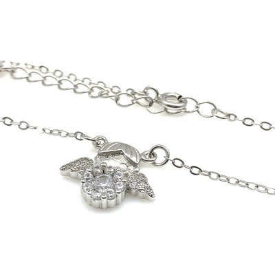 Jan Kos jewellery Stříbrný řetízek s přívěskem 12106632