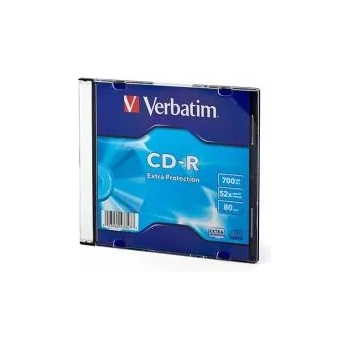 Verbatim CD-R, 700 MB, 52x, със защитно покритие, в тънка кутия, office1_2065100004