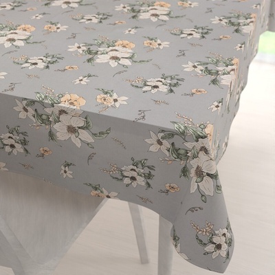 Biante bavlna obdĺžnikový obrus Sandra SA-465 Oranžové kvety na sivom 50x100 cm
