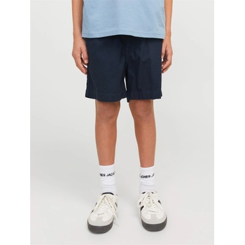 Jack and Jones Анцуг Jack and Jones Kids' Linen Woven Tracksuit Shorts - Dark Navy