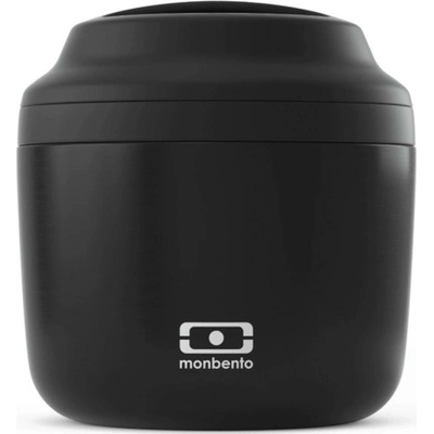 Monbento Element New Black Onyx černá nerezová termoska na oběd 550 ml