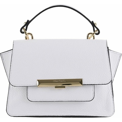 Pierre Cardin Elegantná dámska kožená kabelka 13002 Biela