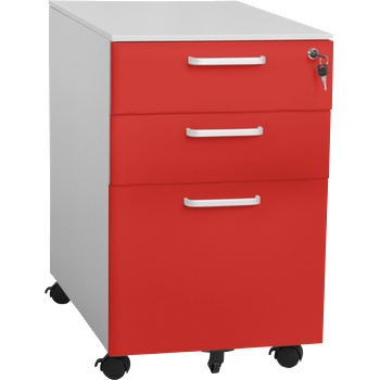 Carmen Офис контейнер Carmen CR-1273 L SAND - червен