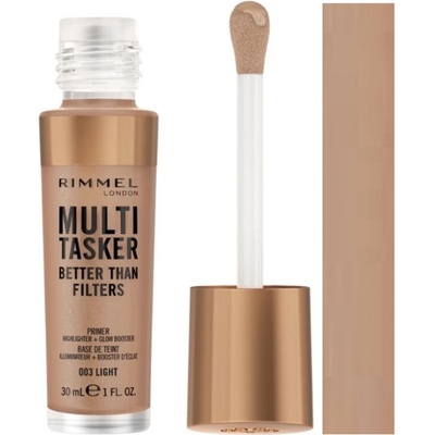 Rimmel London Multi-Tasker Better Than Filters 3v1 Dlhotrvajúci tónovaný make-up 003 Light 30 ml