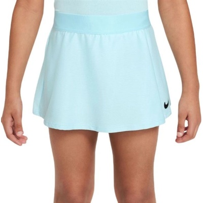 Nike Пола за момичета Nike Girls Court Dri-Fit Victory Flouncy Skirt - glacier blue/white