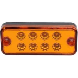  Оранжев LED Габарит / Светлина / Токос, с 8 диода - 12V - 99mm x 40mm