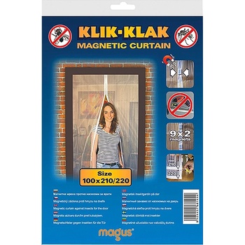 Image 1 of MAGUS МРЕЖА МАГНИТНА ПРОТИВ КОМАРИ MAGUS 2.2x2.2м БЯЛА (8181)