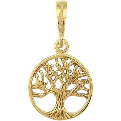Infinitysilver Stříbrný pozlacený přívěsek strom života drobný 441609G
